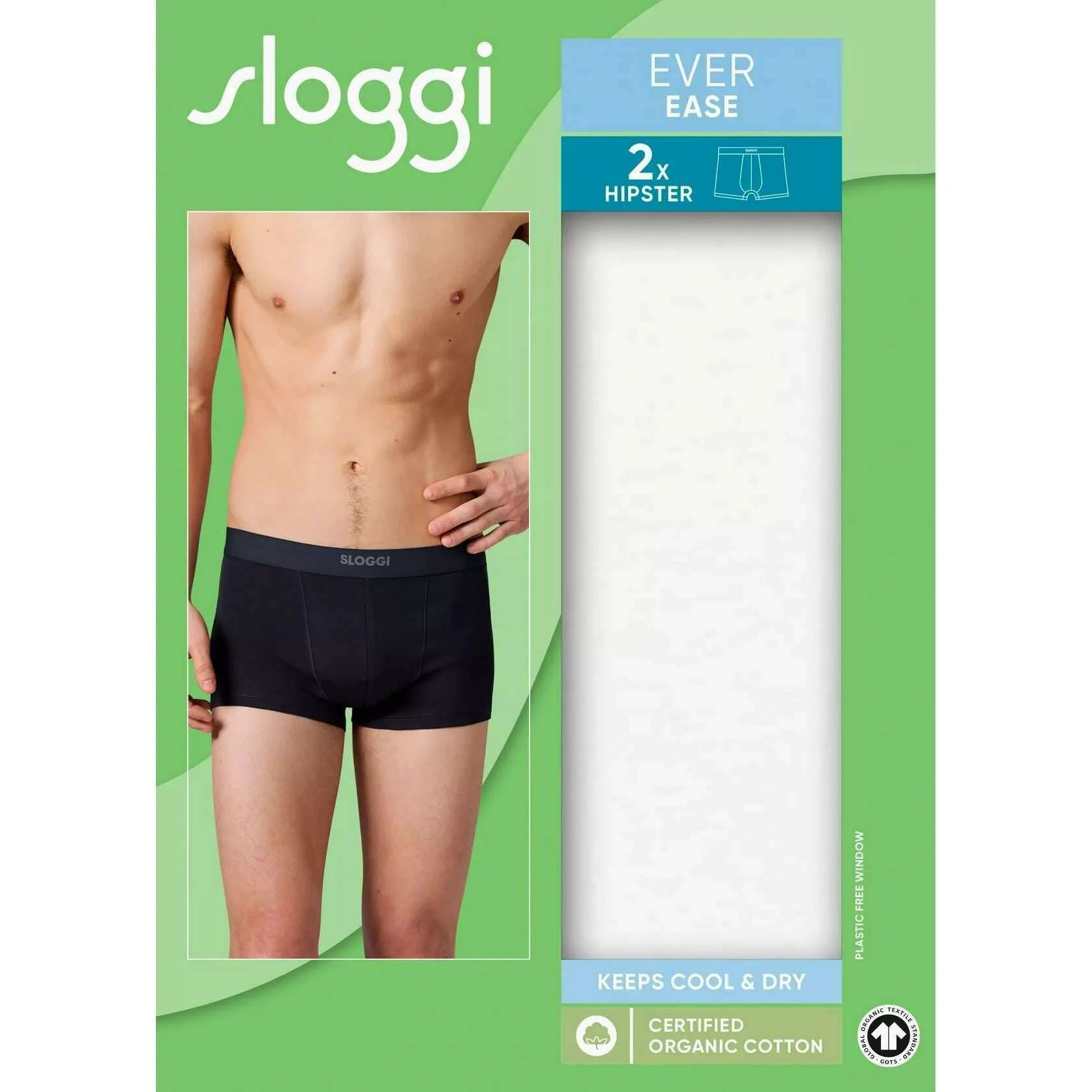 Sloggi Ever Ease 2 Pack Hipster Brief - White - Image 6