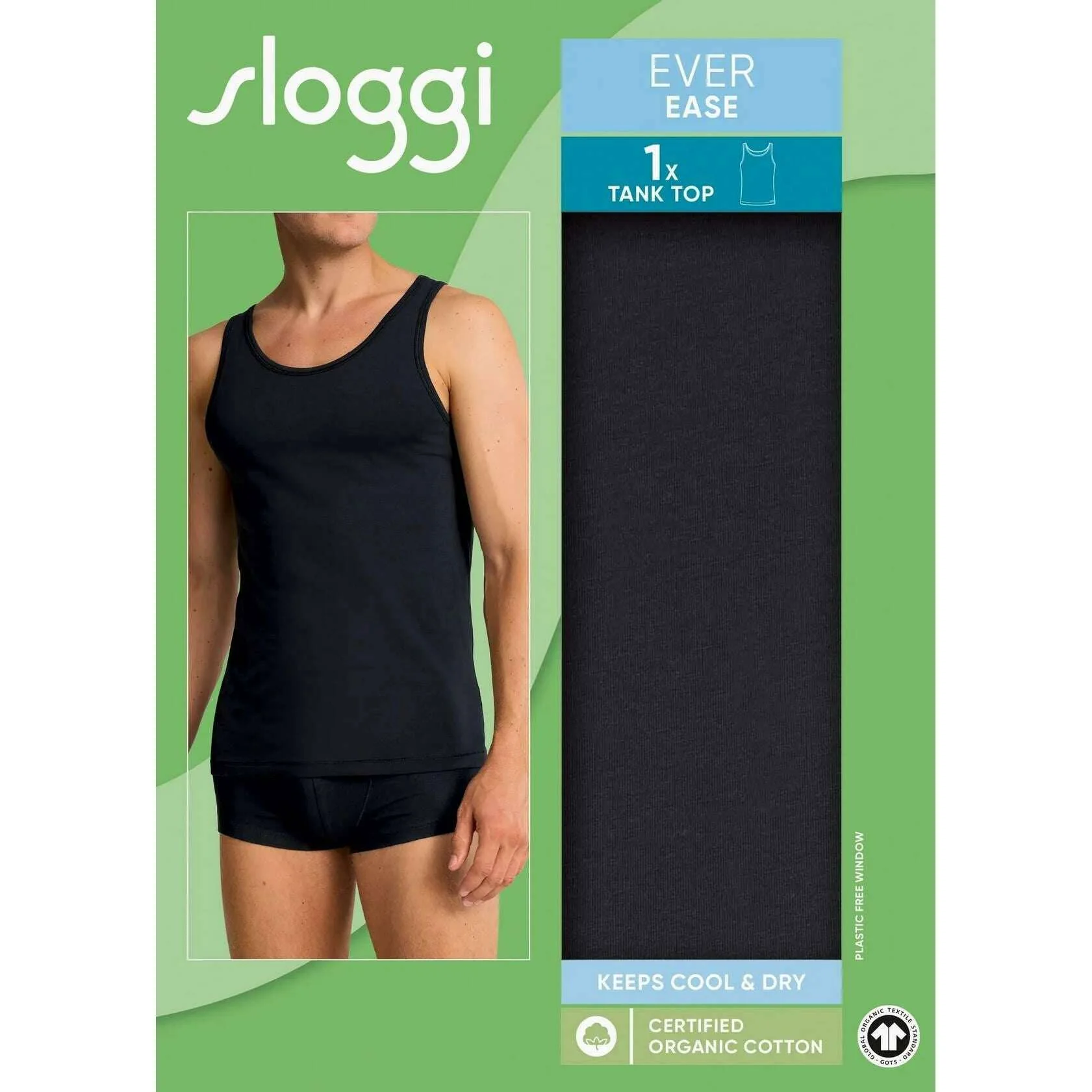 Sloggi Ever Ease Tank Top - Black - Image 5