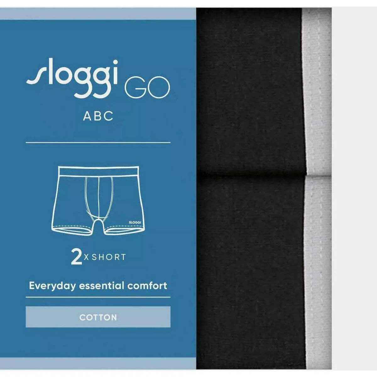Sloggi GO ABC 2.0 2 Pack Boxer Short - Black - Image 6