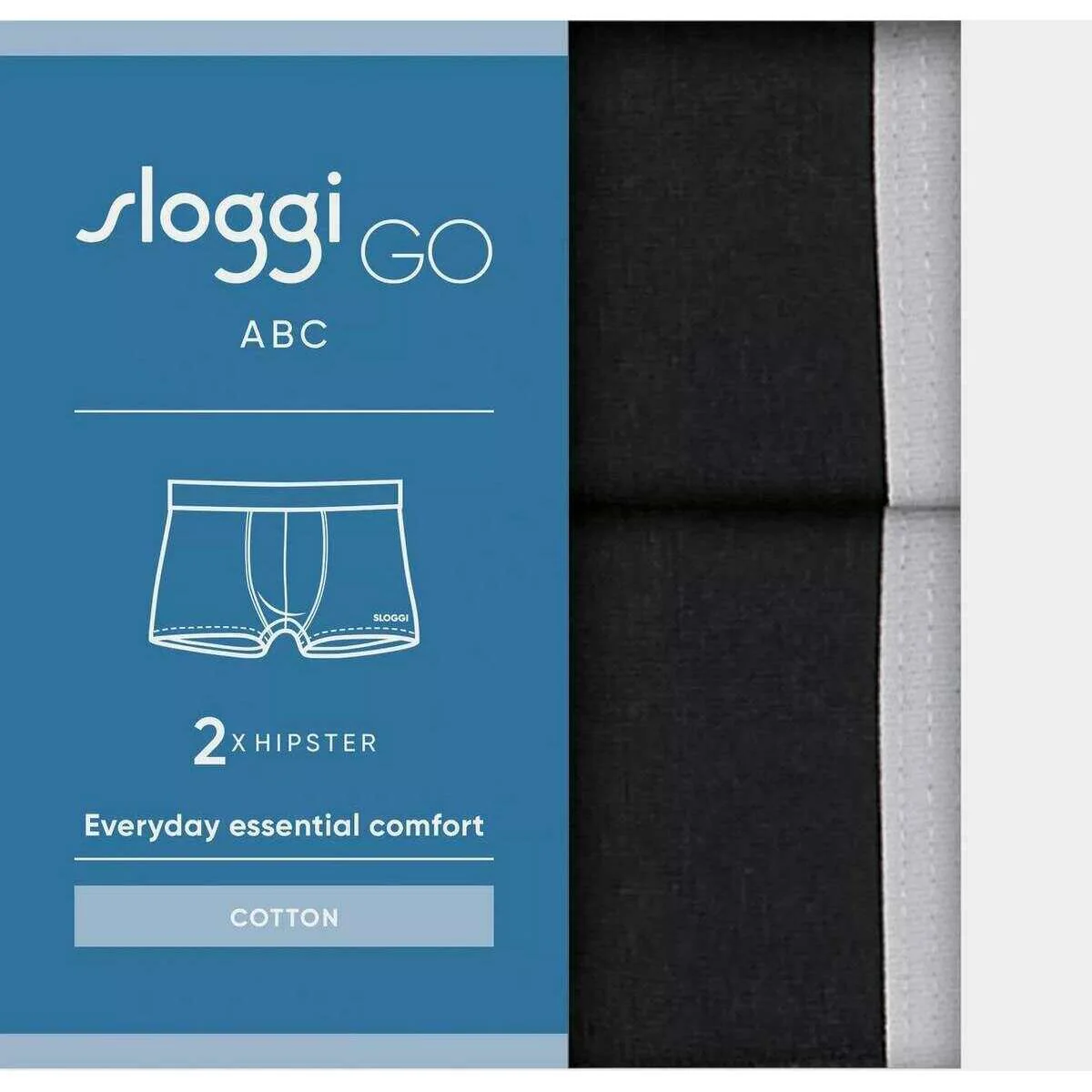 Sloggi GO ABC 2.0 2 Pack Hipster Brief - Black - Image 6