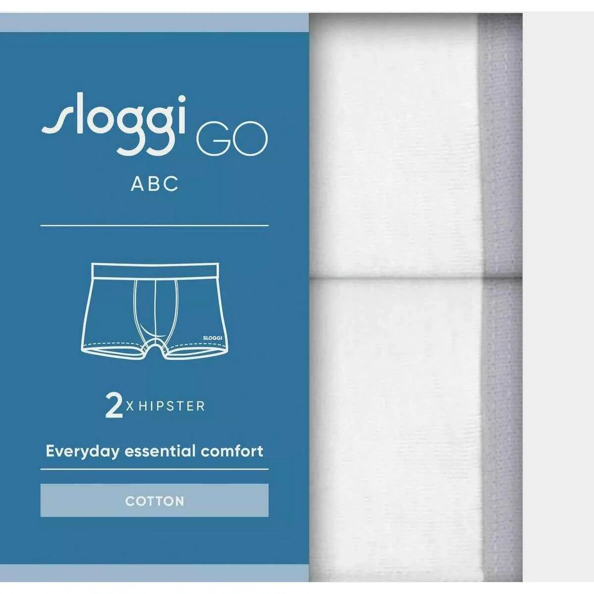 Sloggi GO ABC 2.0 2 Pack Hipster Brief - White - Image 6