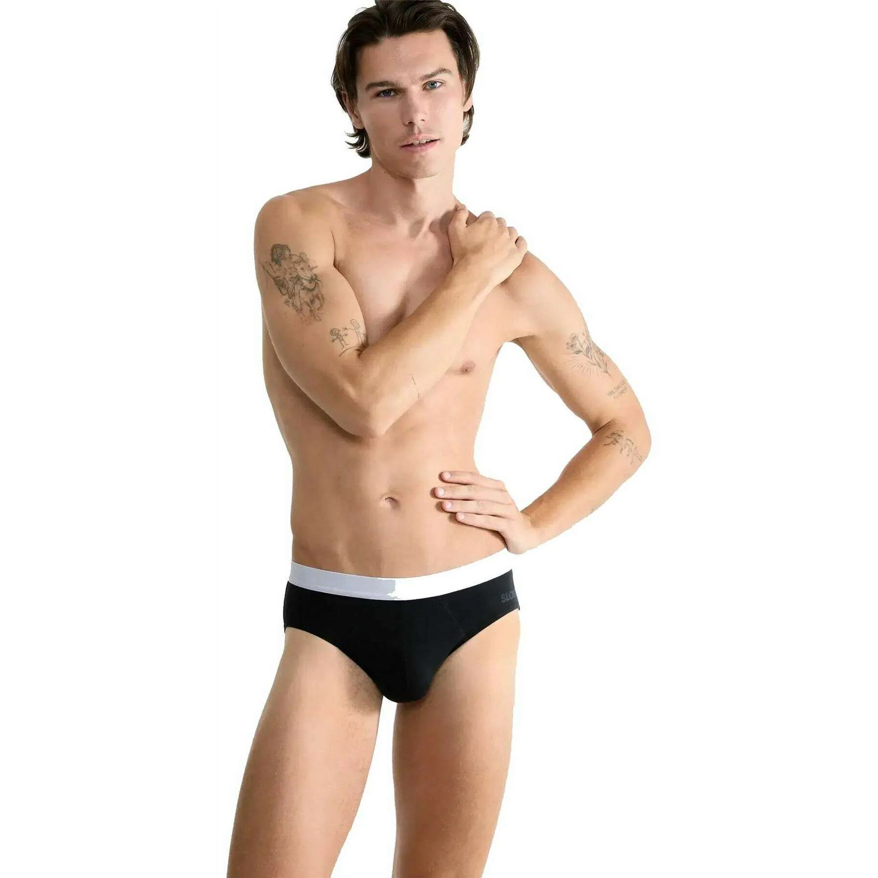 Sloggi GO ABC 2.0 2 Pack Midi Brief - Black - Image 3