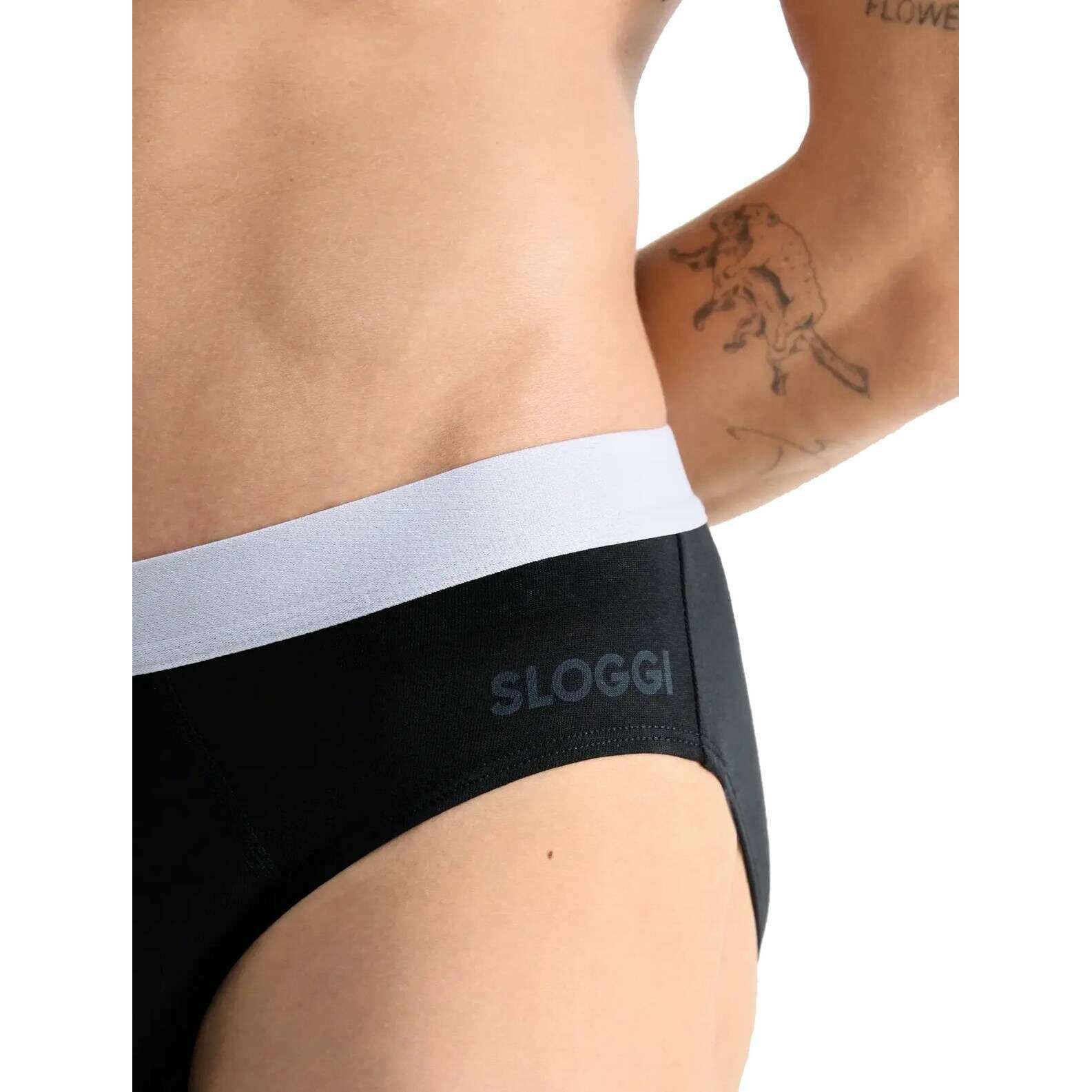 Sloggi GO ABC 2.0 2 Pack Midi Brief - Black - Image 5