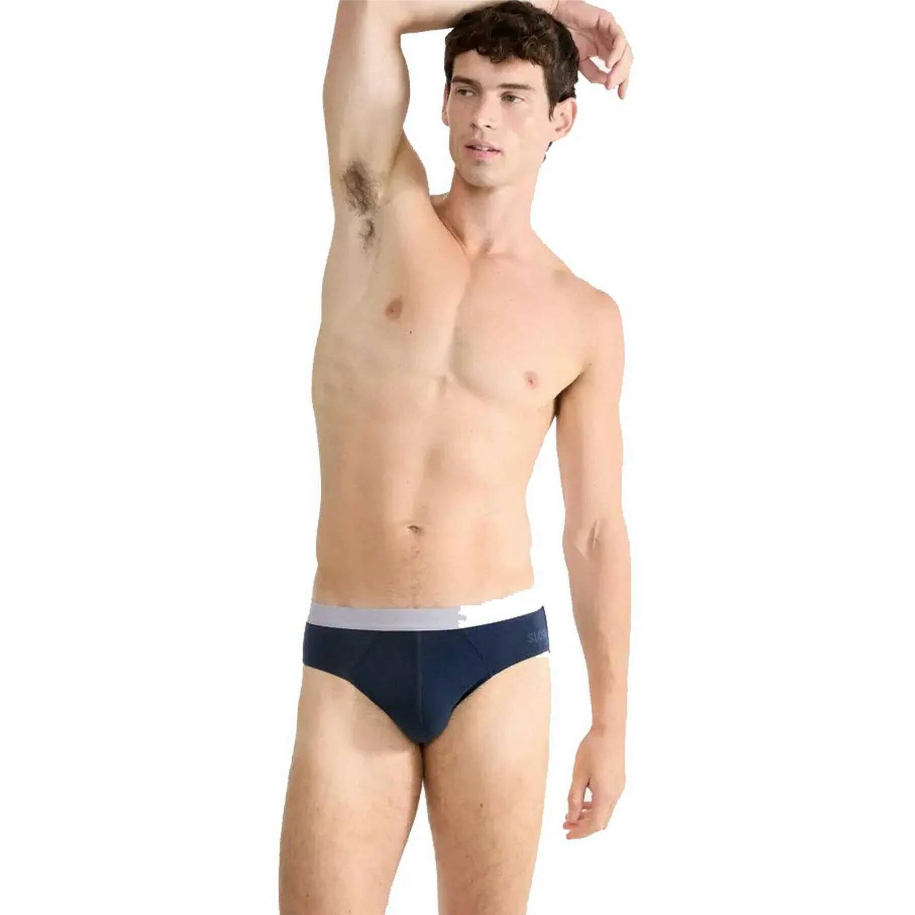 Sloggi GO ABC 2.0 2 Pack Midi Brief - Navy - Image 3