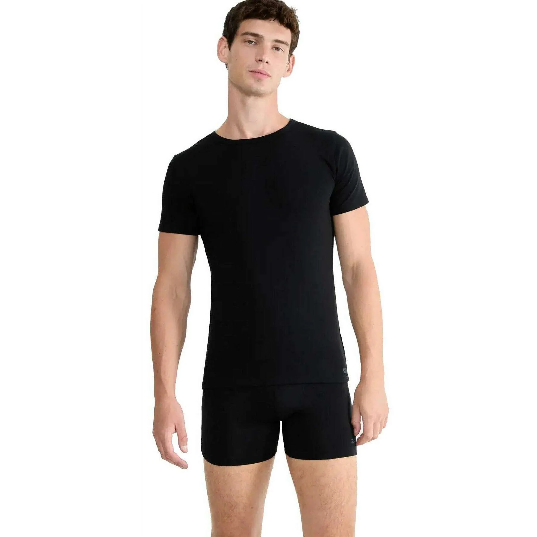 Sloggi GO ABC 2.0 2 Pack O-Neck T-Shirt - Black - Image 3