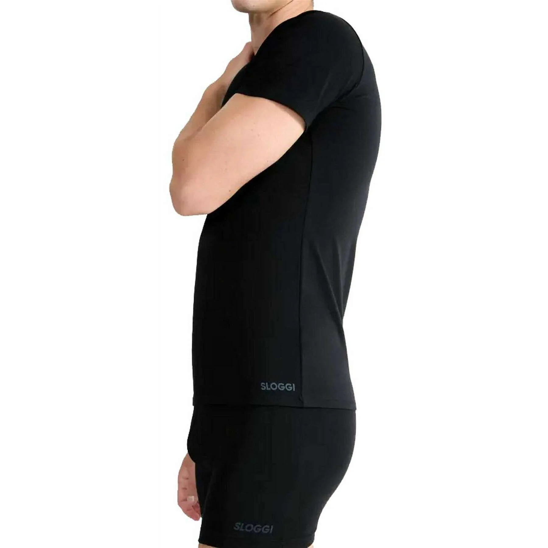 Sloggi GO ABC 2.0 2 Pack O-Neck T-Shirt - Black - Image 5