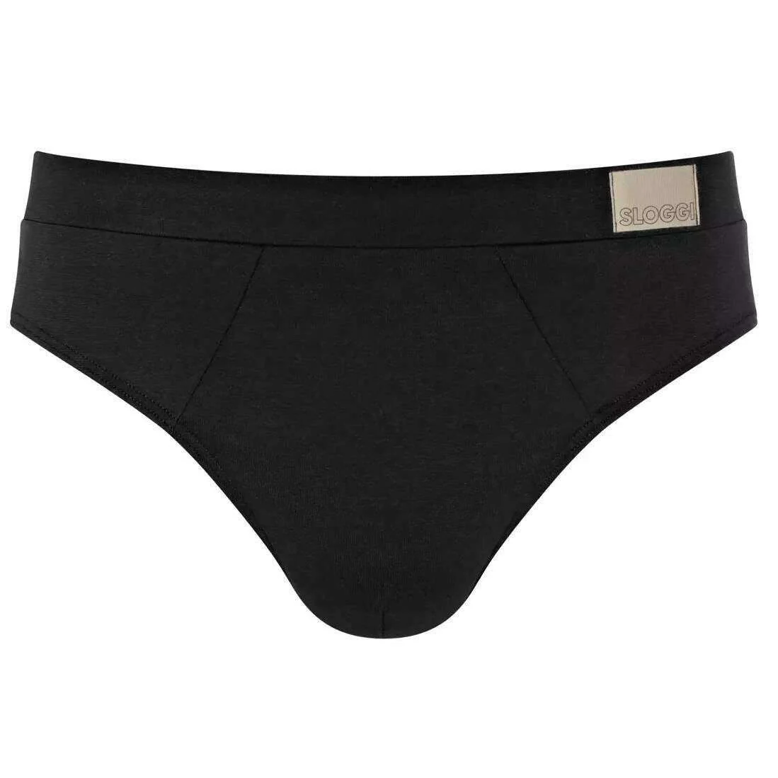 Sloggi GO Natural 2 Pack Midi Brief - Black - Image 2