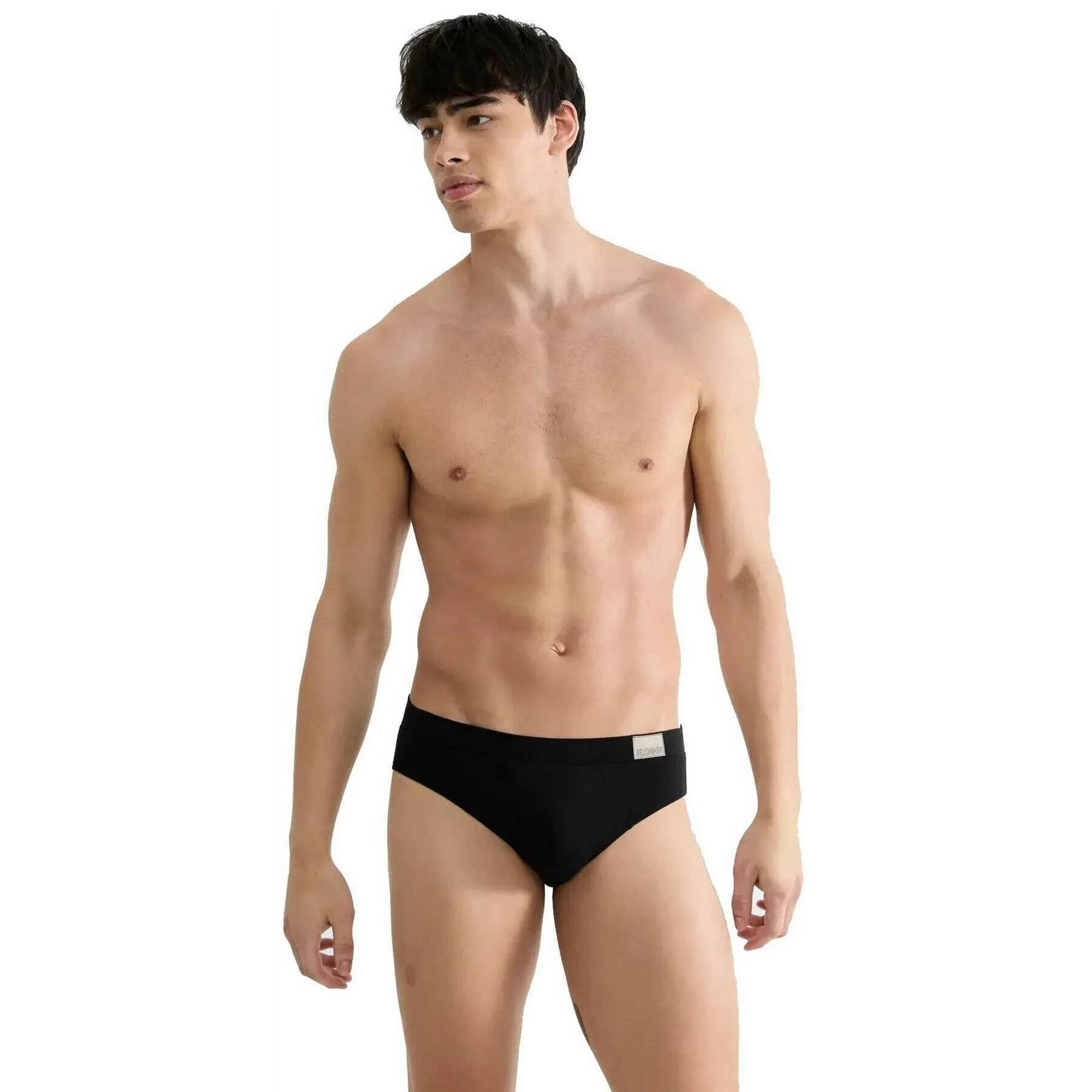 Sloggi GO Natural 2 Pack Midi Brief - Black - Image 3