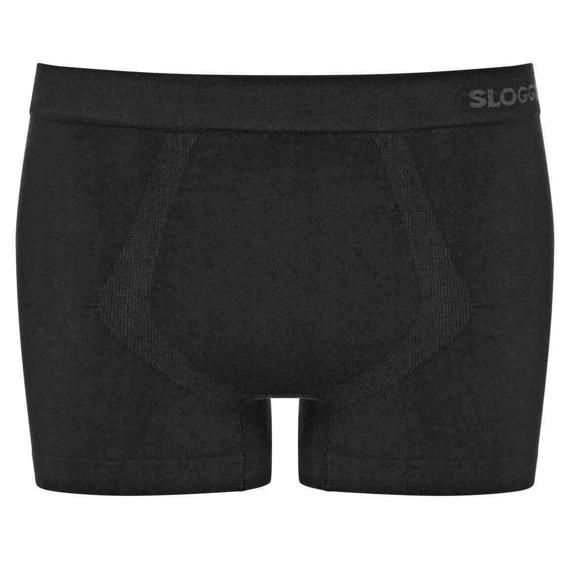 Sloggi GO Smooth 2 Pack Boxer Short - Black - Image 2