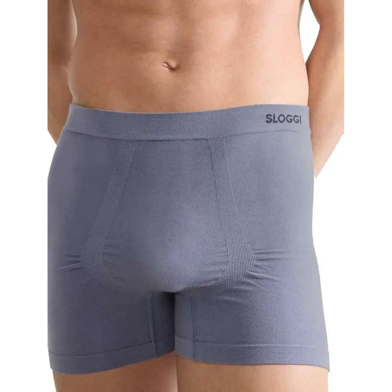 Sloggi GO Smooth 2 Pack Boxer Short - Black/Grey - Image 6