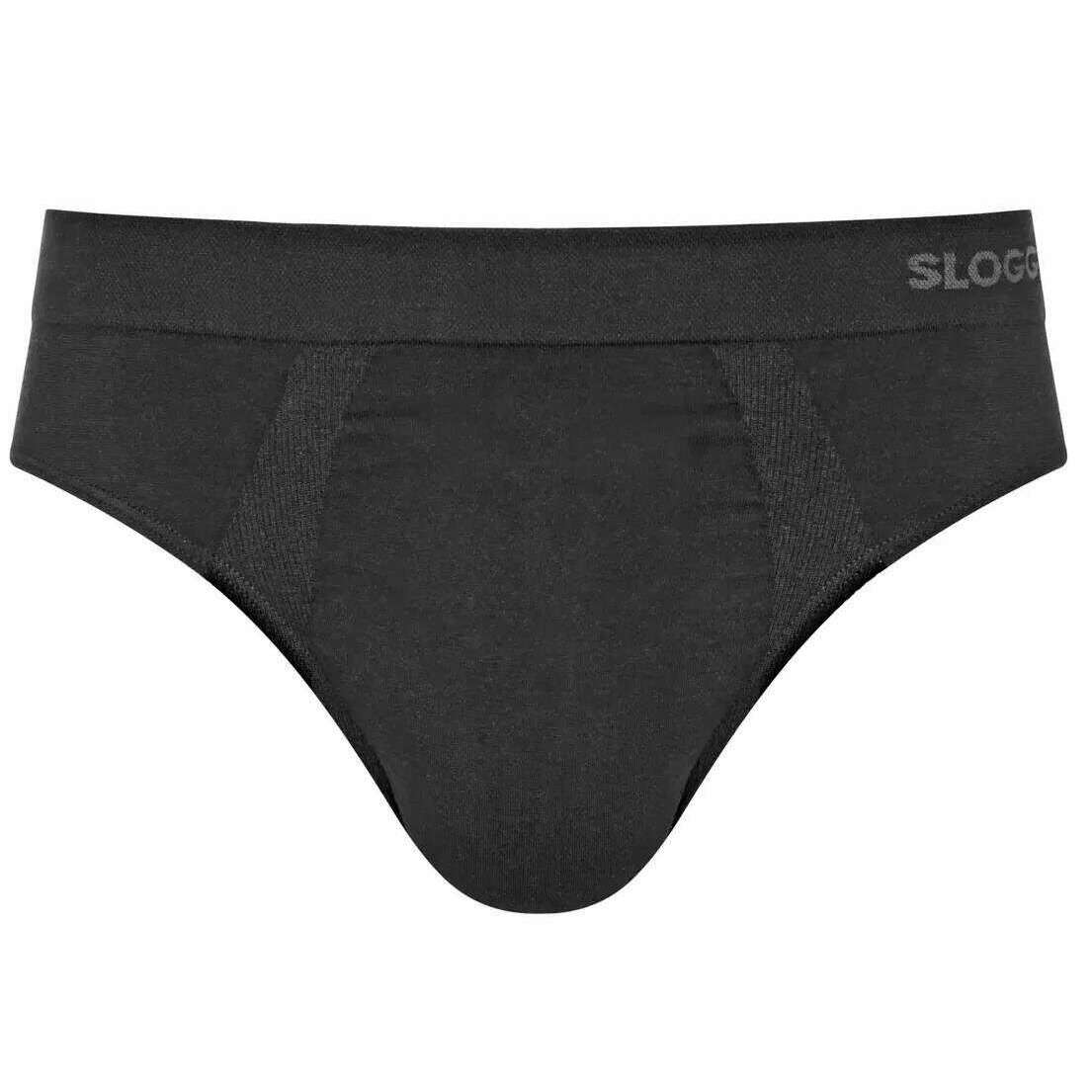 Sloggi GO Smooth 2 Pack Brief - Black/Grey - Image 3