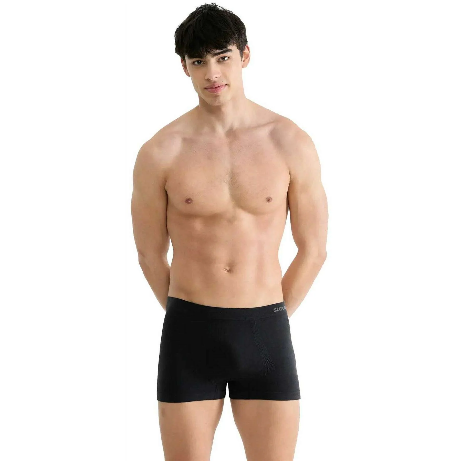 Sloggi GO Smooth 2 Pack Hipster Brief - Black/Grey - Image 4