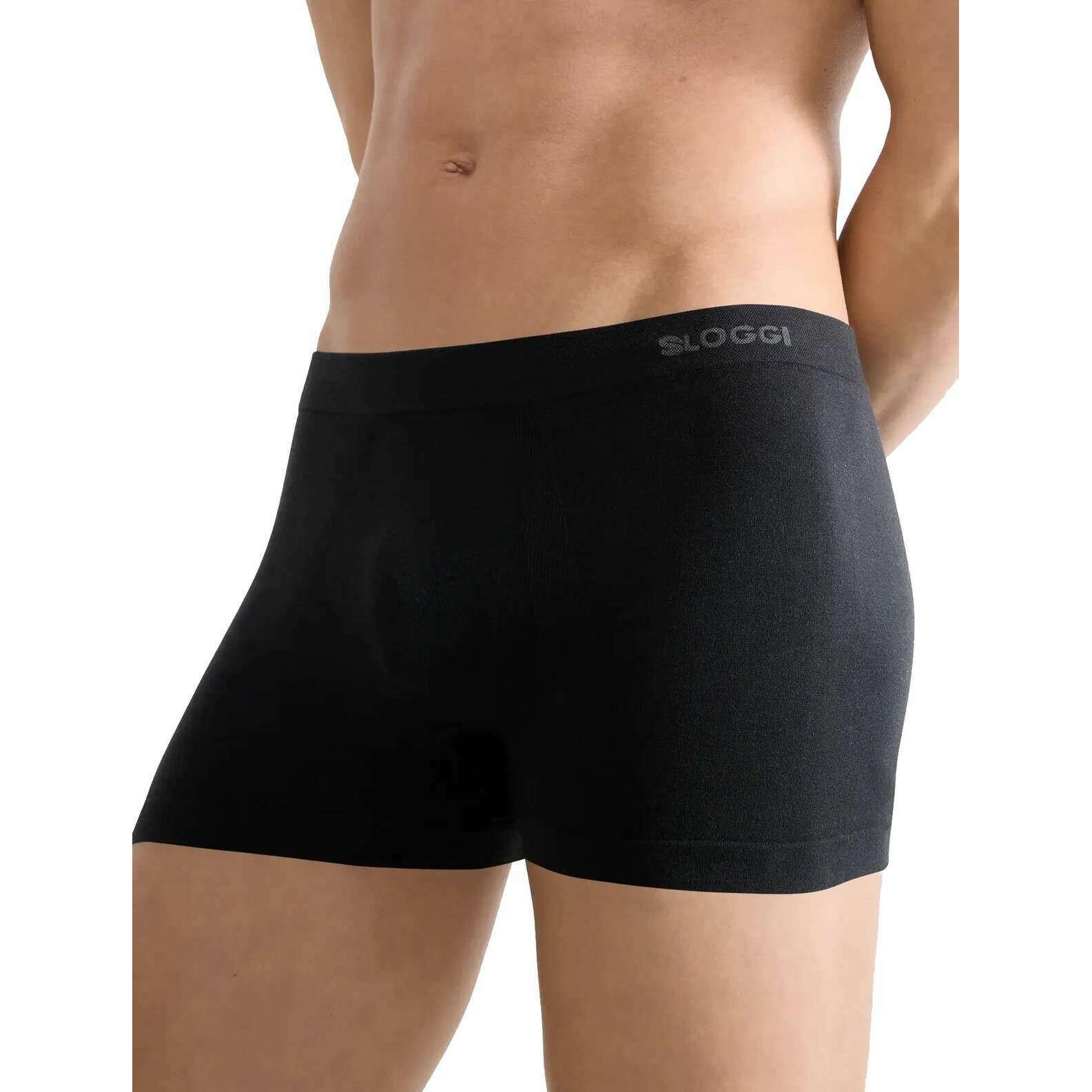 Sloggi GO Smooth 2 Pack Hipster Brief - Black/Grey - Image 6