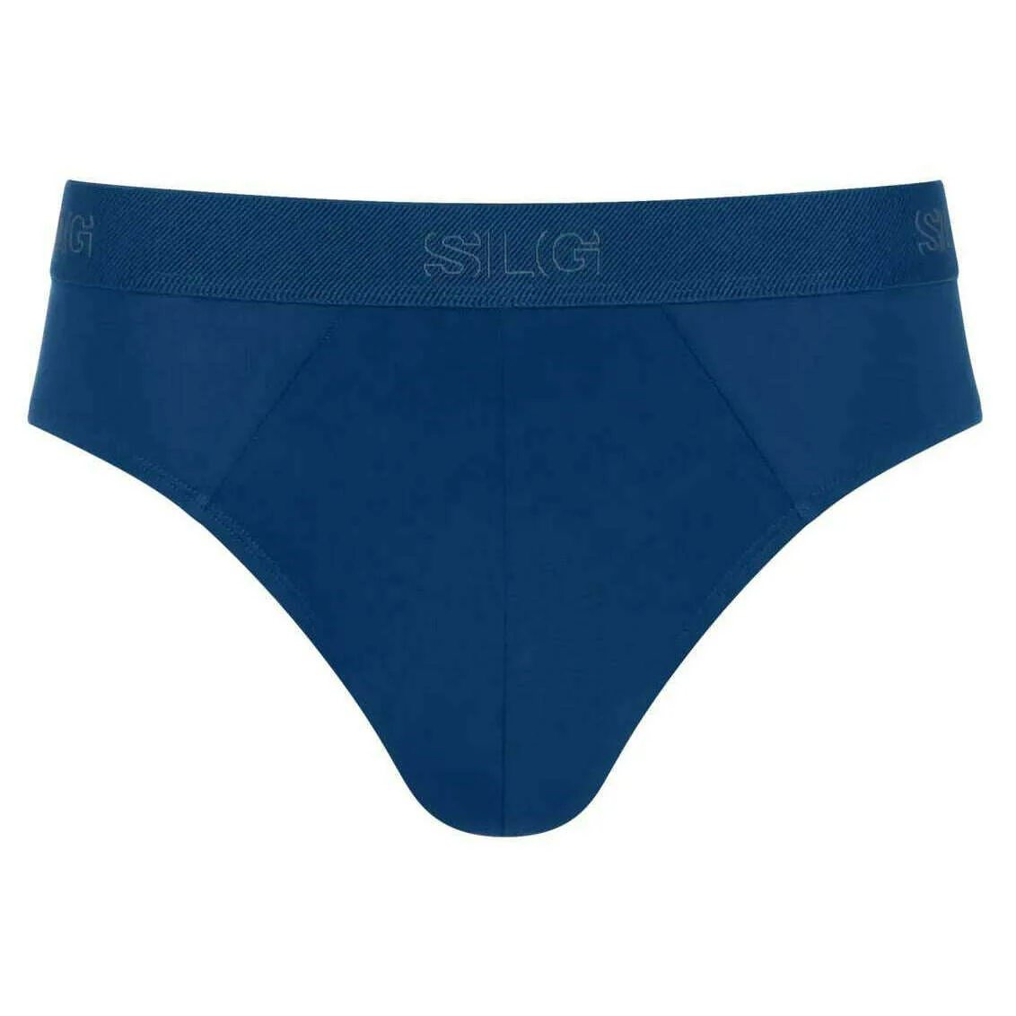Sloggi SLG Base 2 Pack Midi Brief - Blue/Grey - Image 2