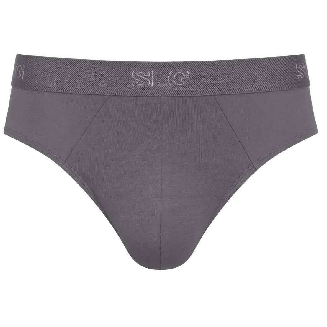 Sloggi SLG Base 2 Pack Midi Brief - Blue/Grey - Image 3