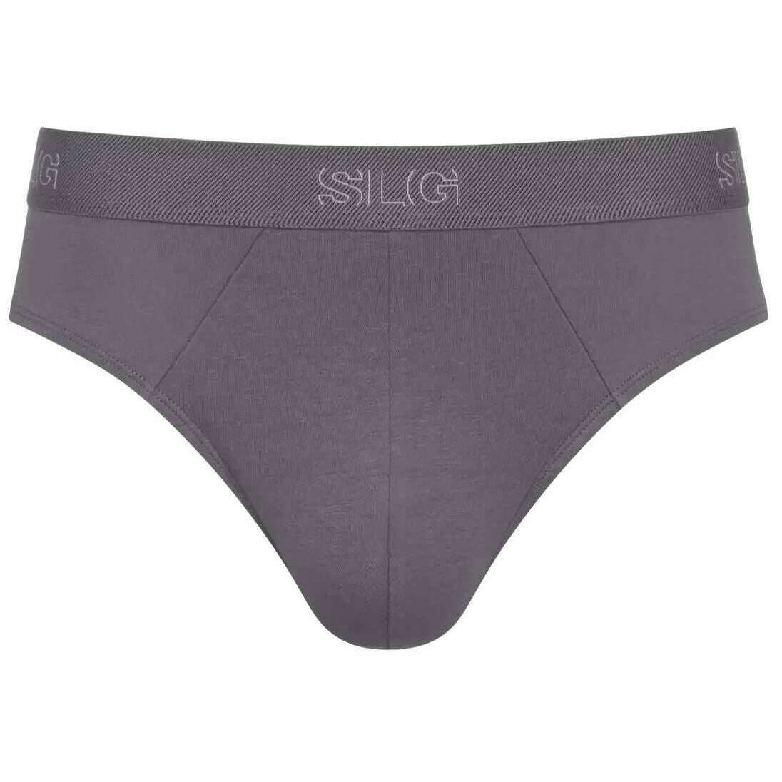 Sloggi SLG Base 2 Pack Midi Brief - Shiver Grey - Image 2