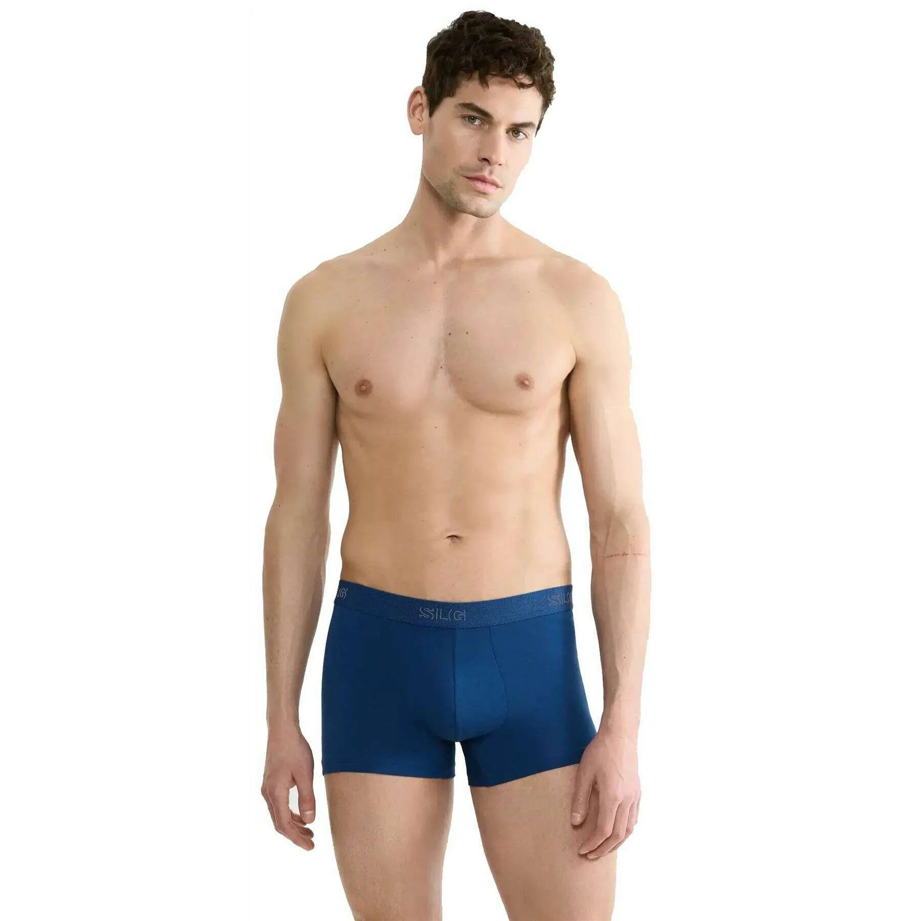 Sloggi SLG Base 2 Pack Trunk - Blue/Grey - Image 4