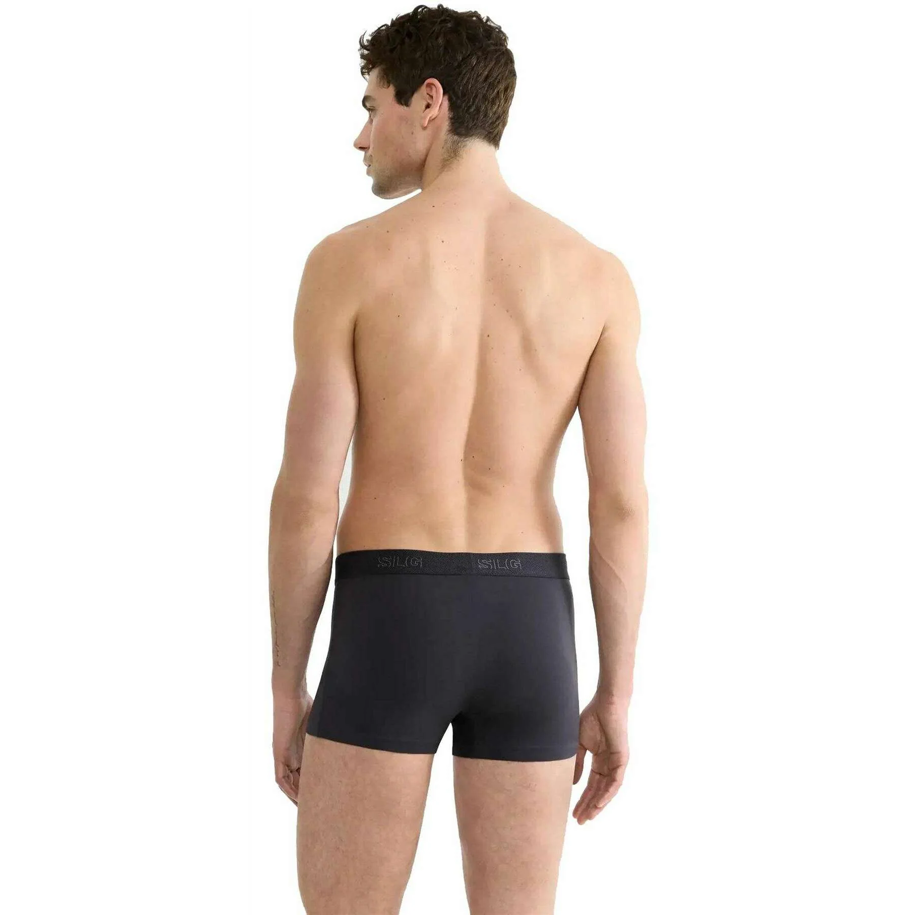 Sloggi SLG Base 2 Pack Trunk - Charcoal Grey - Image 4