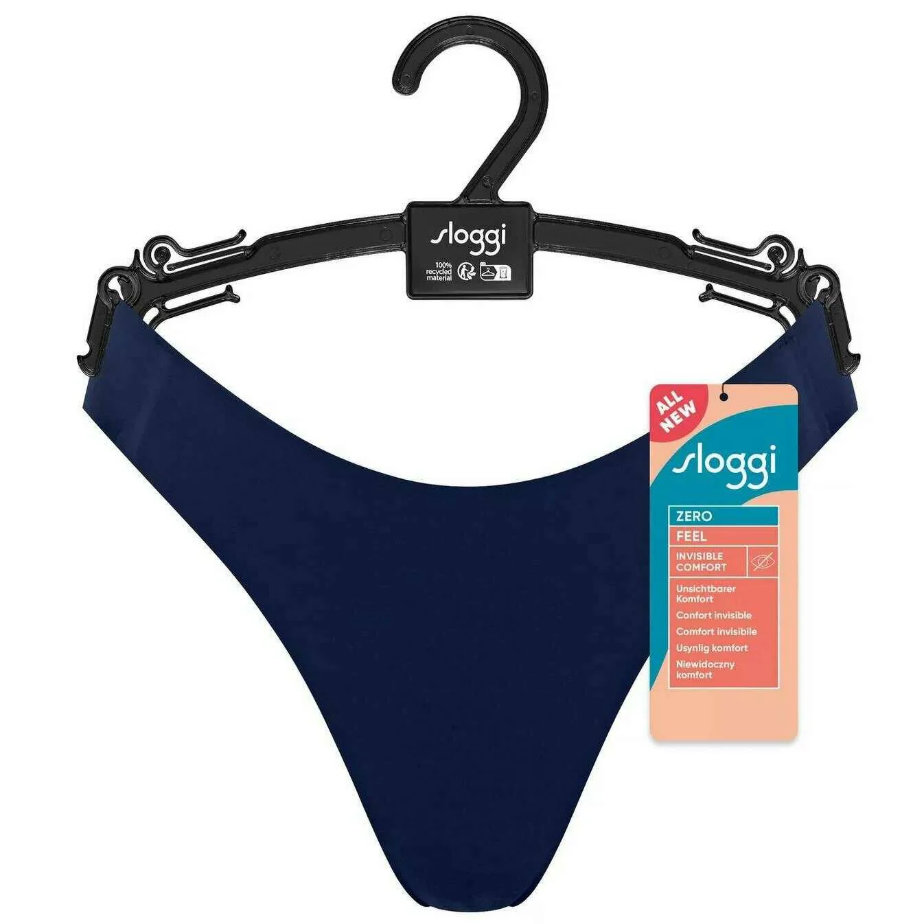Sloggi Zero Feel 2.0 High Leg Briefs - Navy Blue - Image 6