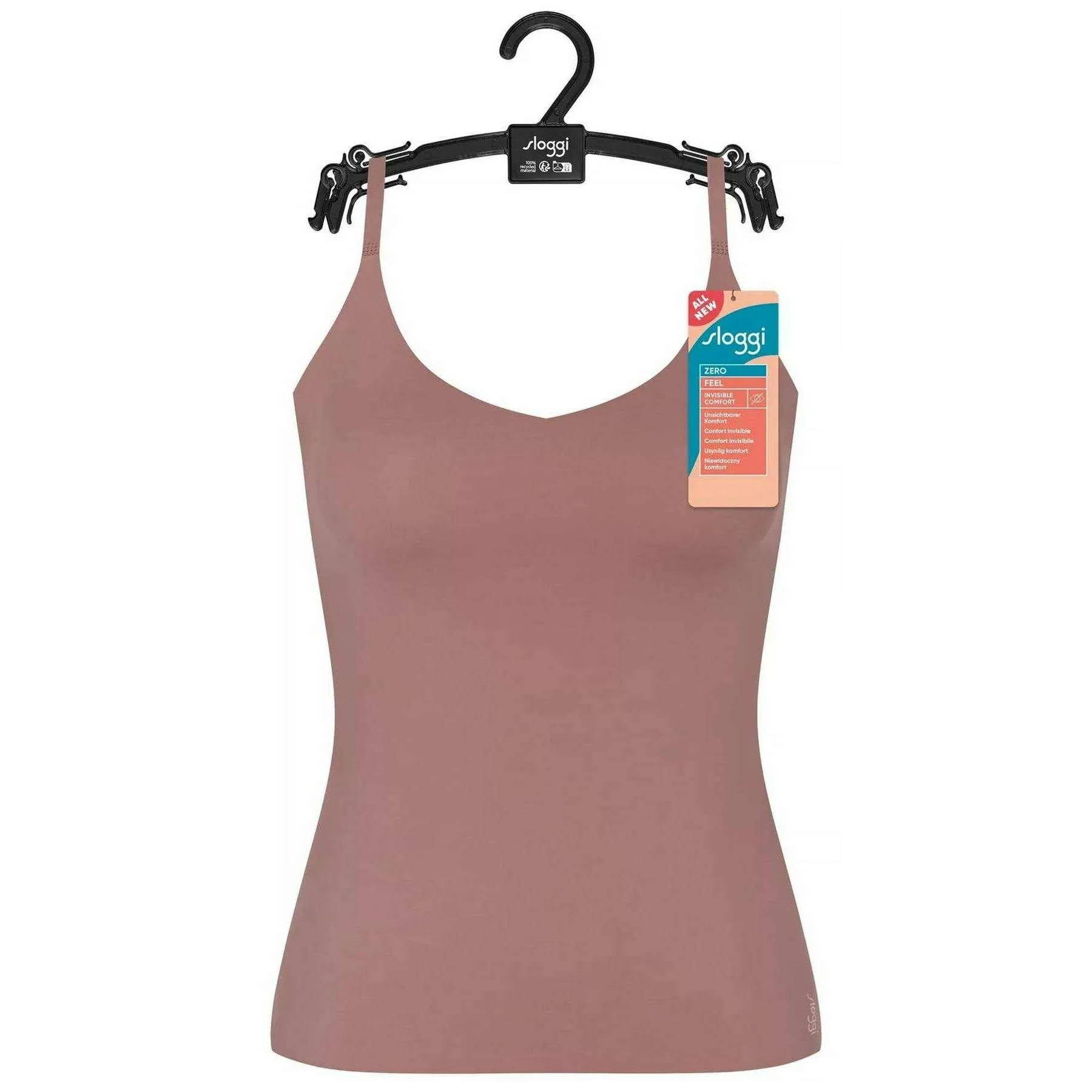 Sloggi Zero Feel 2.0 Spaghetti Top - Cacao Brown - Image 6