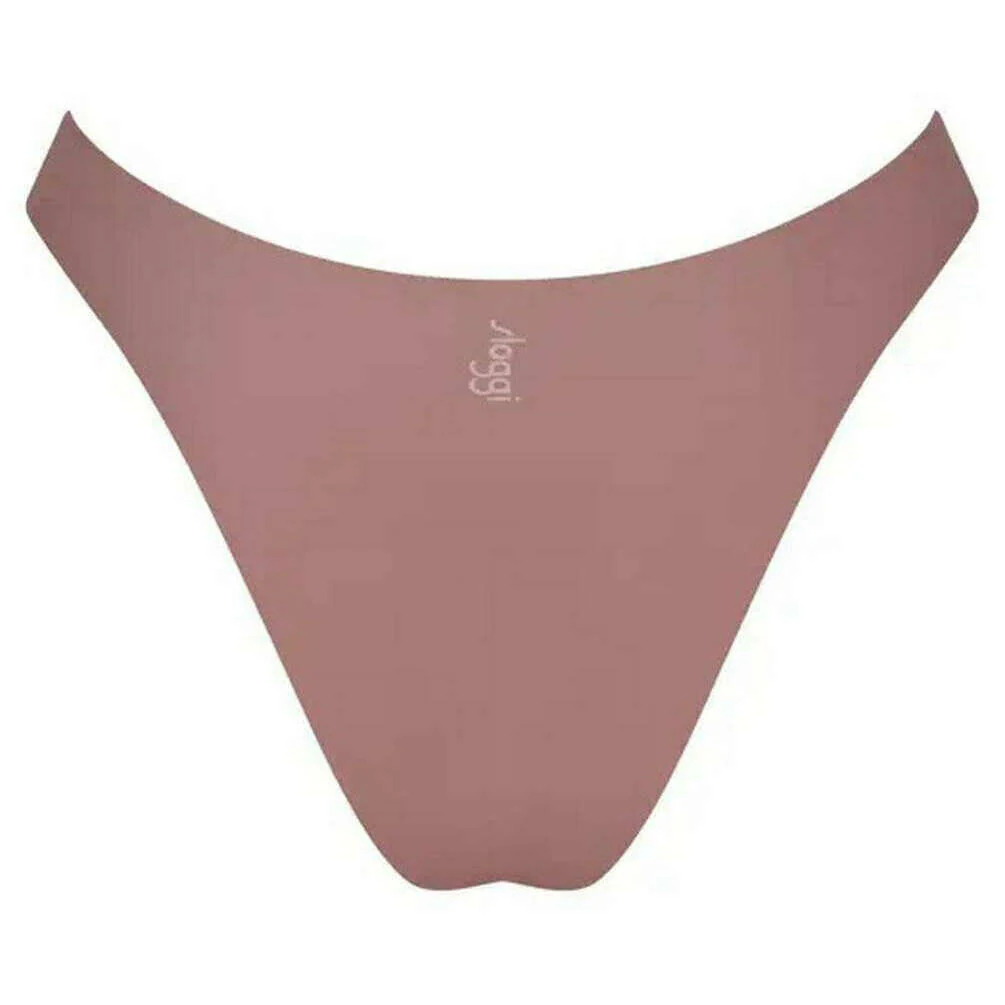 Sloggi Zero Feel 2.0 Tiny Tanga Briefs - Cacao Brown - Image 2