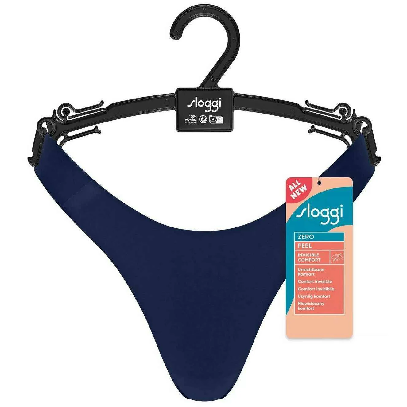 Sloggi Zero Feel 2.0 Tiny Tanga Briefs - Navy Blue - Image 6