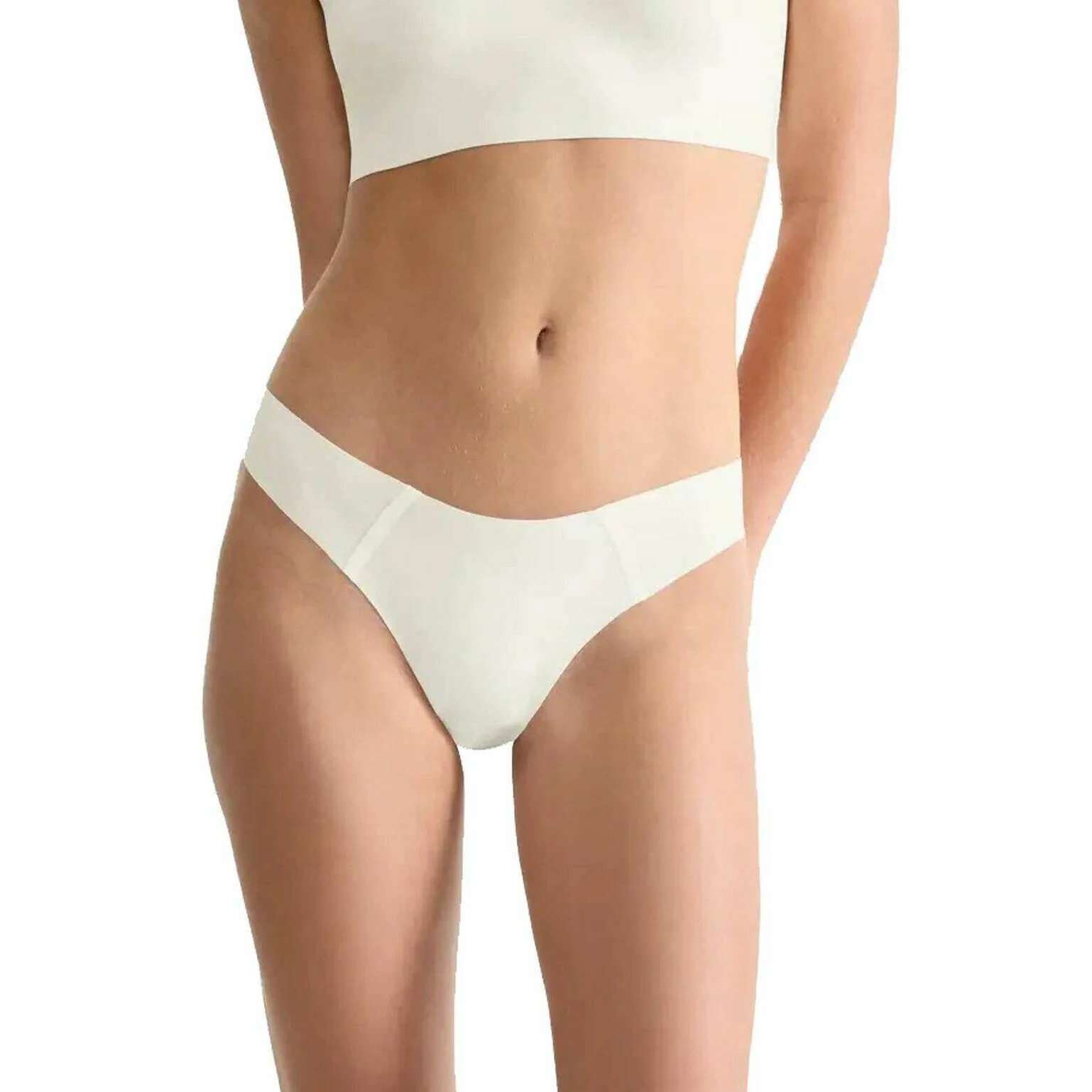 Sloggi Zero Feel 2.0 Tiny Tanga Briefs - Silk White - Image 3