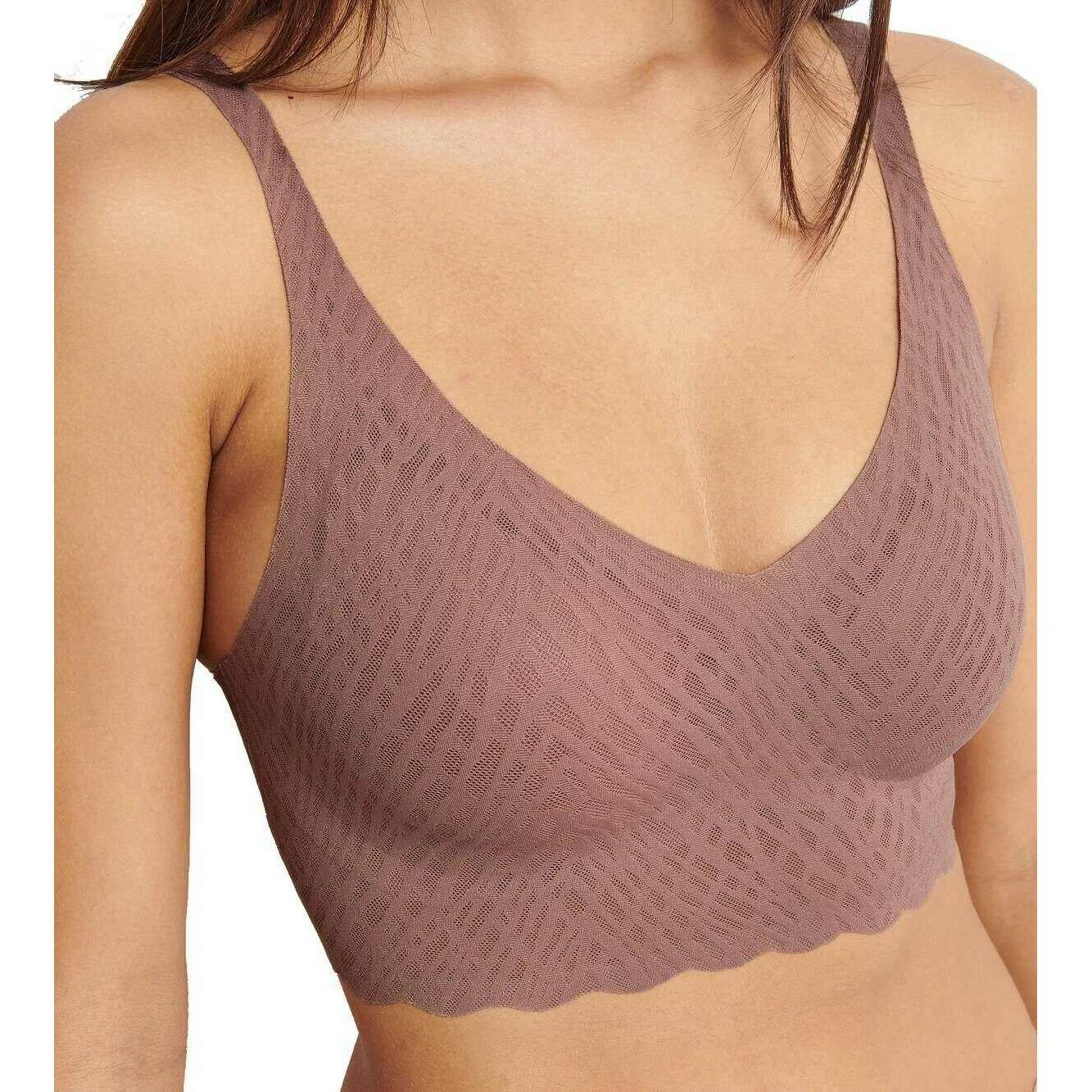 Sloggi Zero Feel Bliss Bralette - Cacao Brown - Image 5