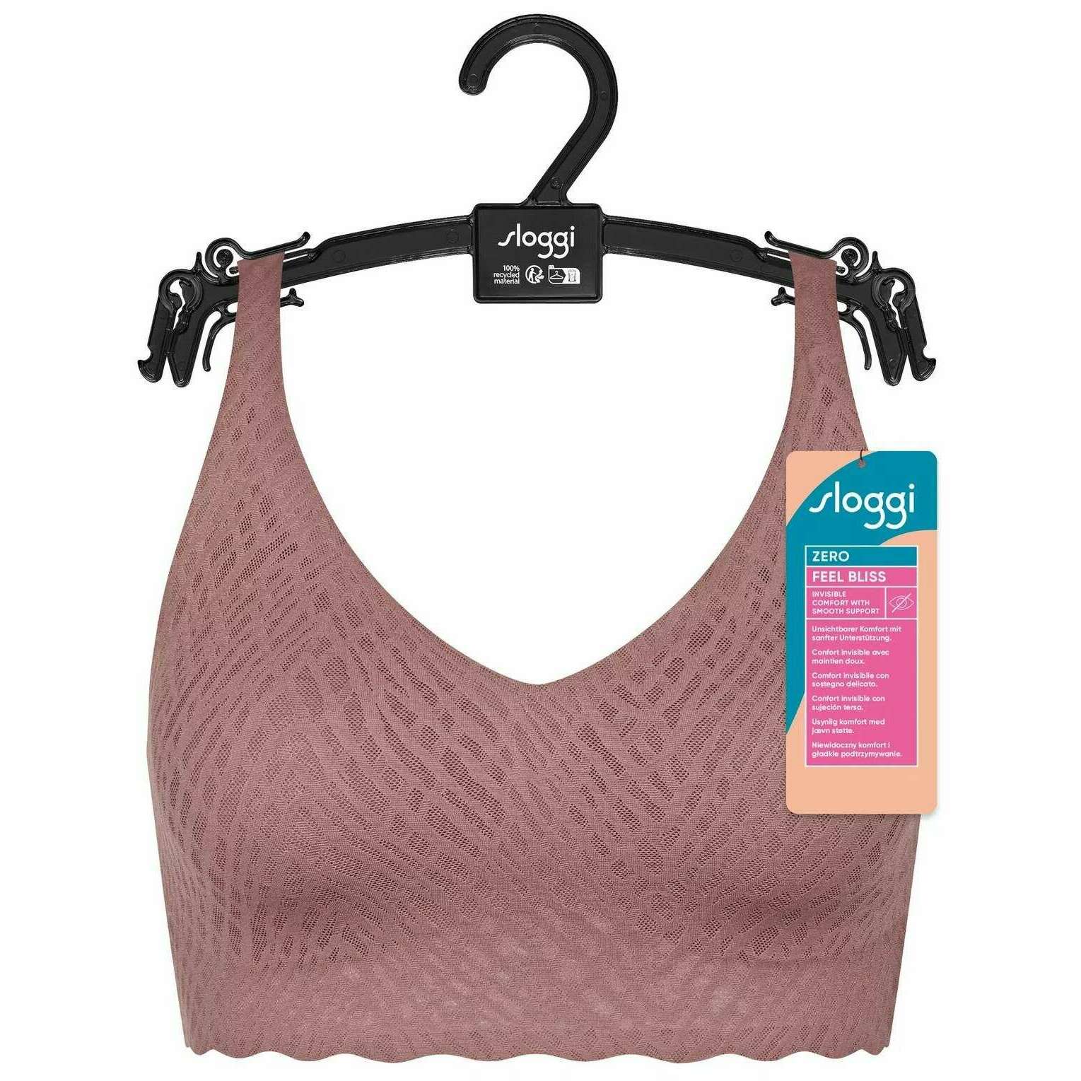 Sloggi Zero Feel Bliss Bralette - Cacao Brown - Image 6