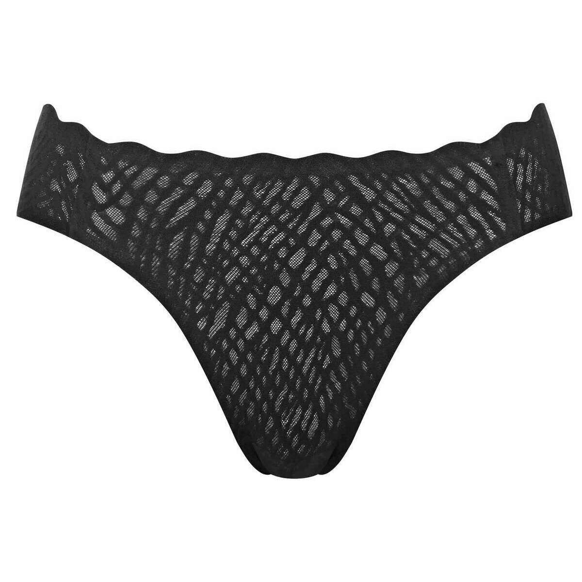 Sloggi Zero Feel Bliss High Leg Knickers - Black