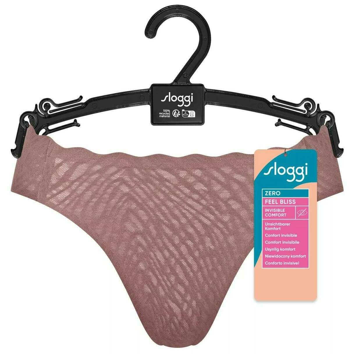 Sloggi Zero Feel Bliss High Leg Knickers - Cacao Brown - Image 6