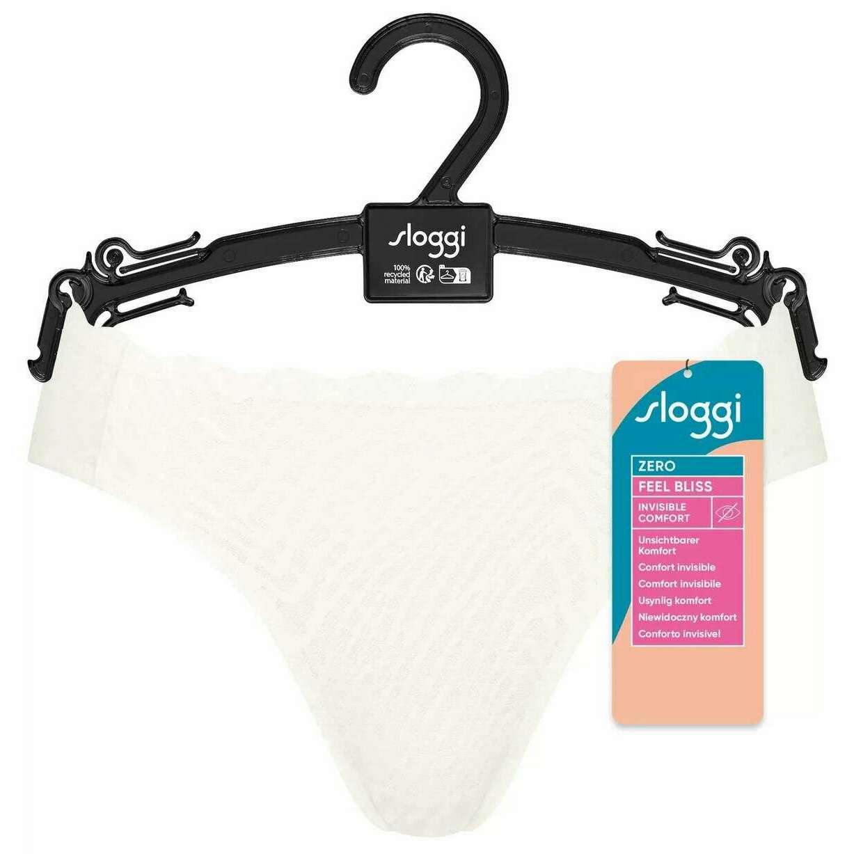 Sloggi Zero Feel Bliss High Leg Knickers - Silk White - Image 6
