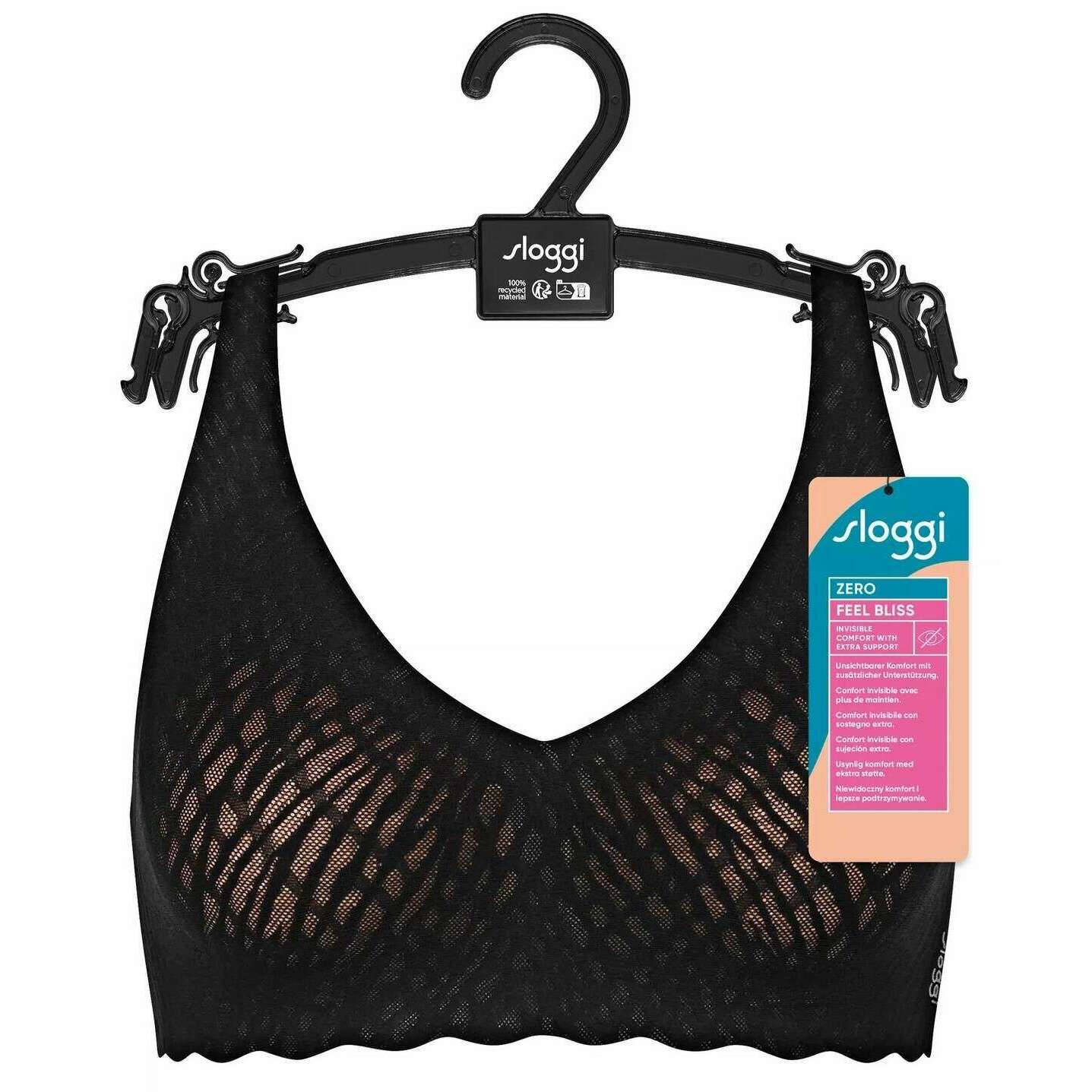 Sloggi Zero Feel Bliss Soft Bra - Black - Image 6