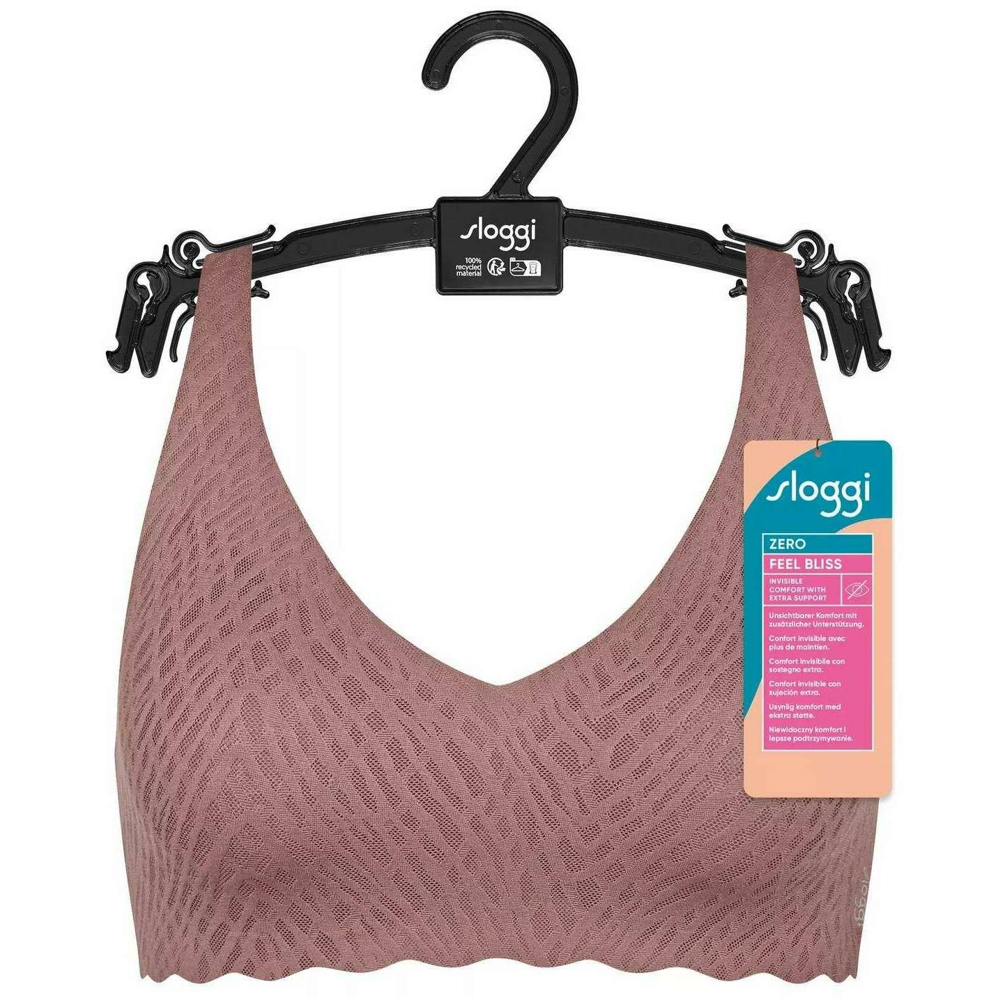 Sloggi Zero Feel Bliss Soft Bra - Cacao Brown - Image 6