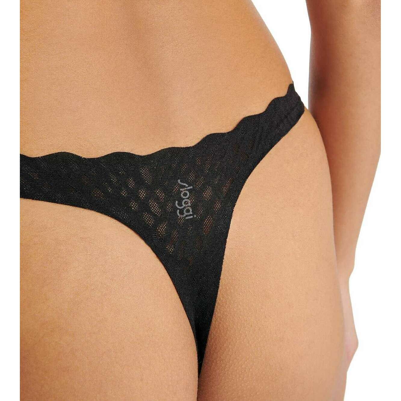 Sloggi Zero Feel Bliss String Thong - Black - Image 5