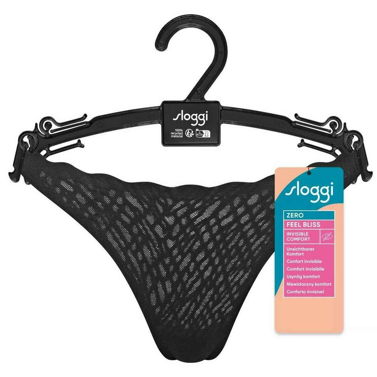 Sloggi Zero Feel Bliss String Thong - Black - Image 6