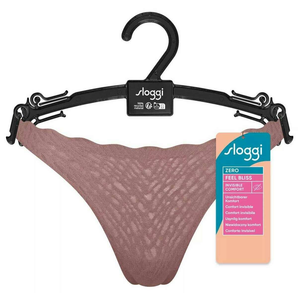 Sloggi Zero Feel Bliss String Thong - Cacao Brown - Image 6