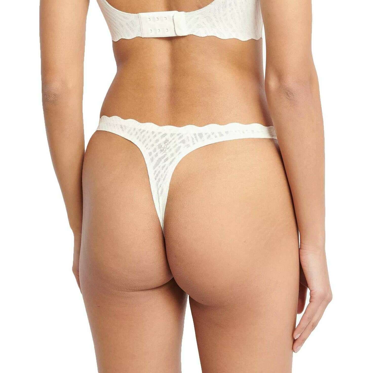 Sloggi Zero Feel Bliss String Thong - Silk White - Image 4