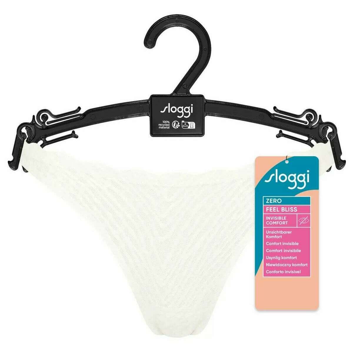 Sloggi Zero Feel Bliss String Thong - Silk White - Image 6