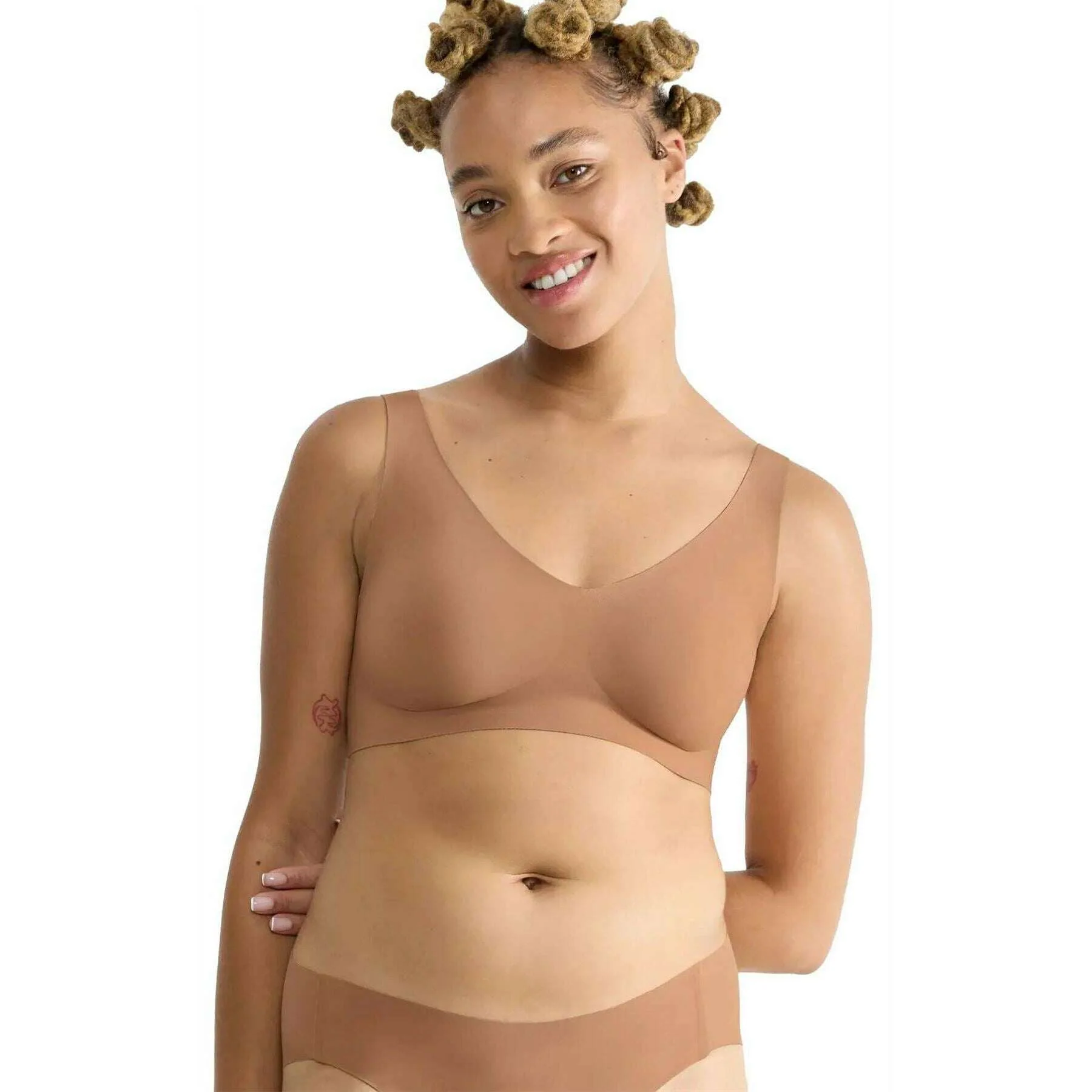 Sloggi Zero Feel Bralette - Nostalgic Brown - Image 3
