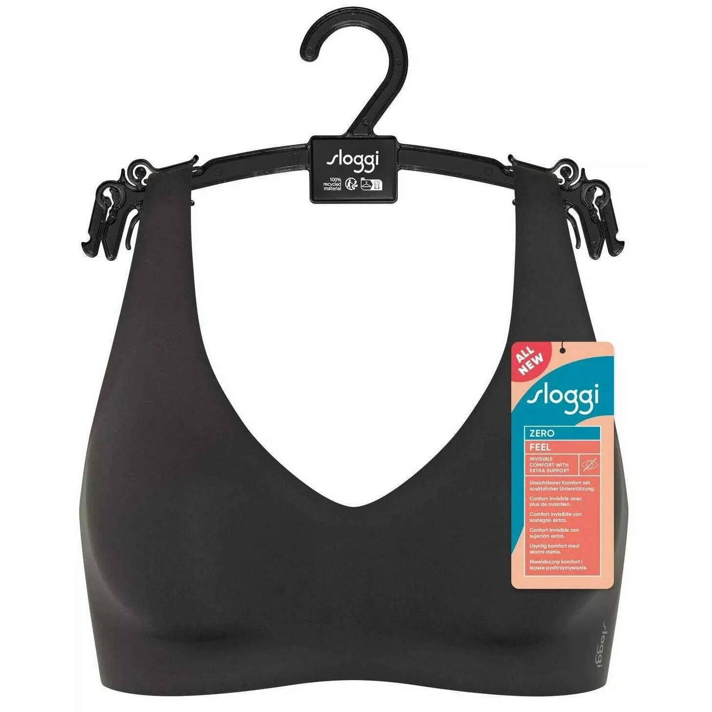 Sloggi Zero Feel Soft Bra - Black - Image 6