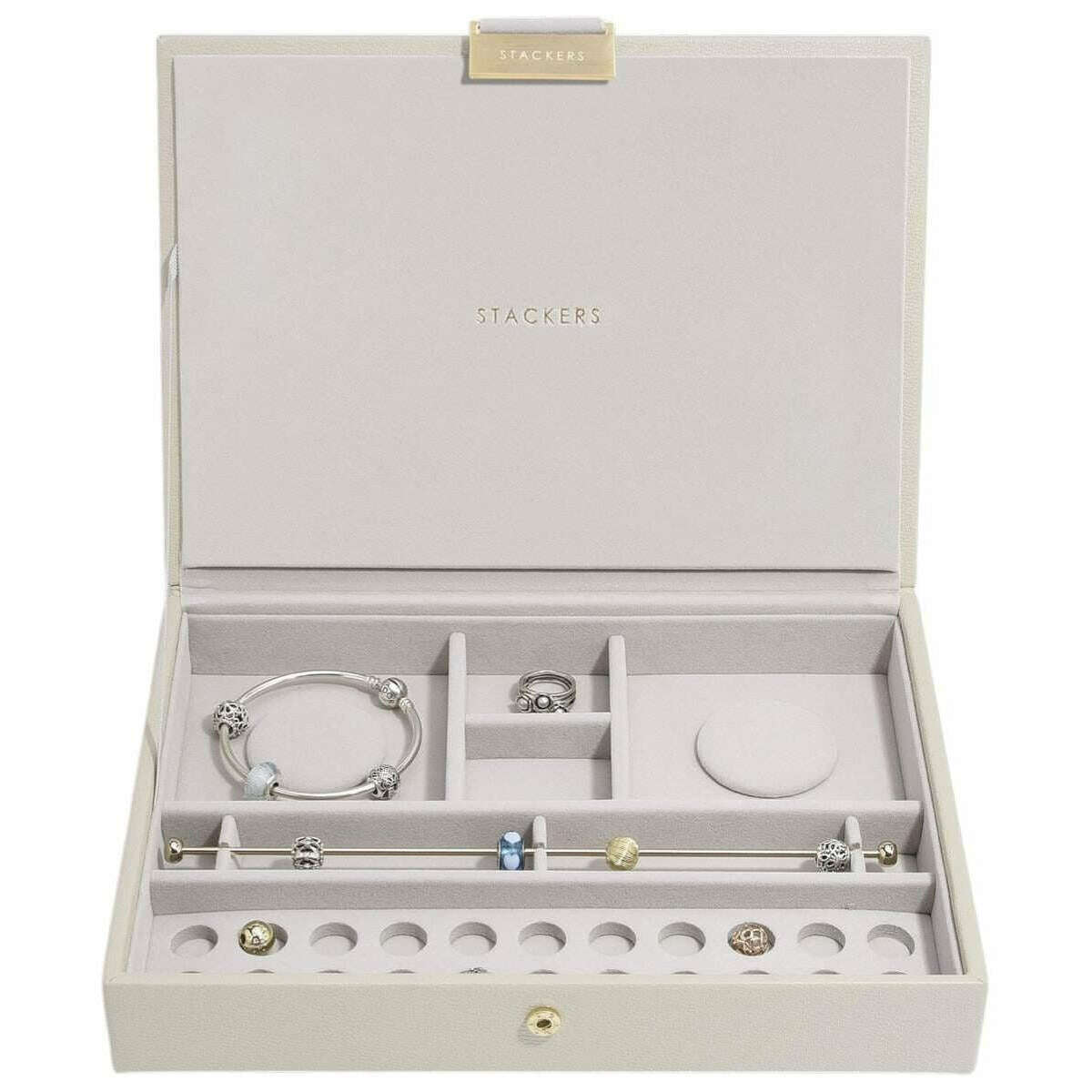 Stackers Classic Bracelet Jewellery Box Lid - Oatmeal Cream