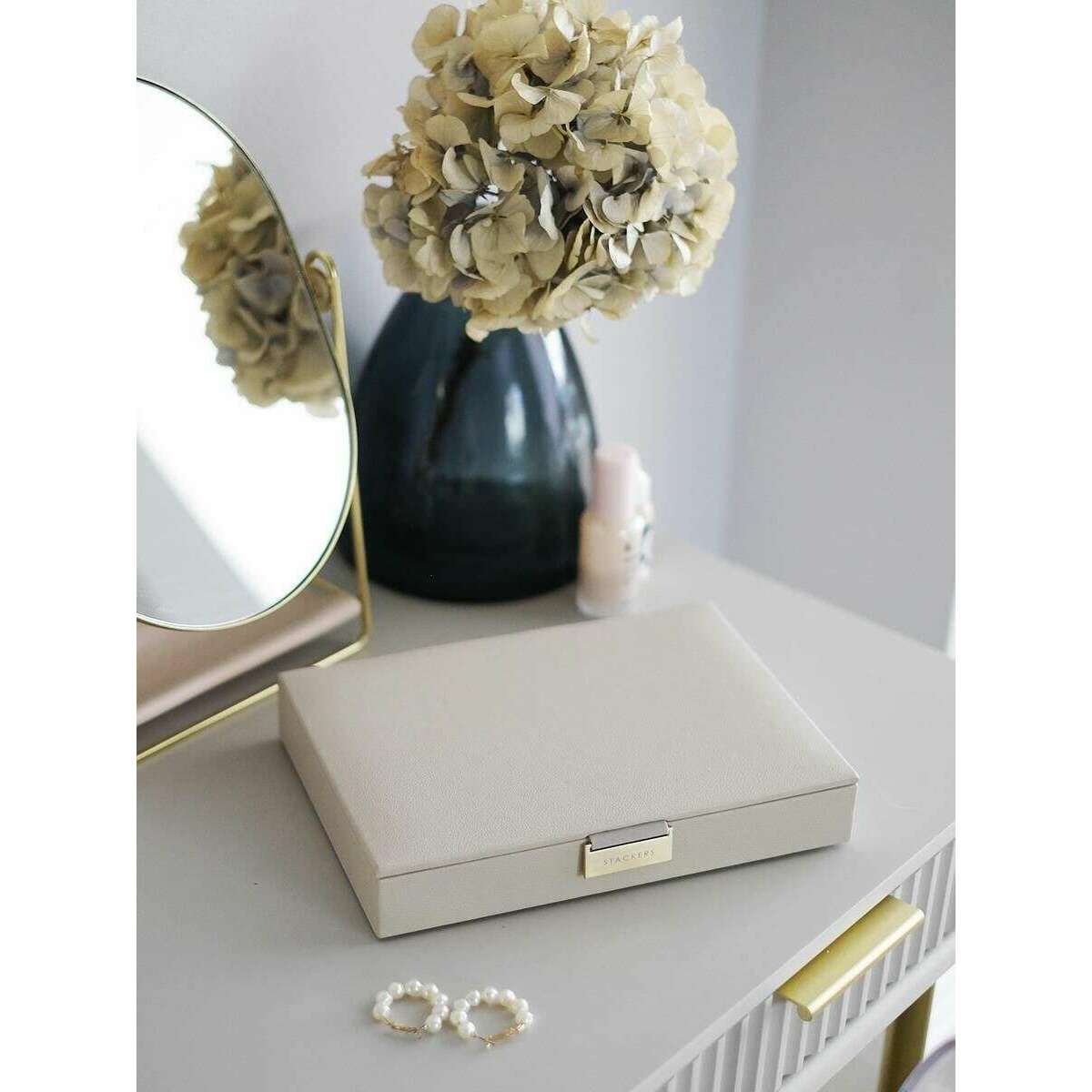 Stackers Classic Bracelet Jewellery Box Lid - Oatmeal Cream - Image 2