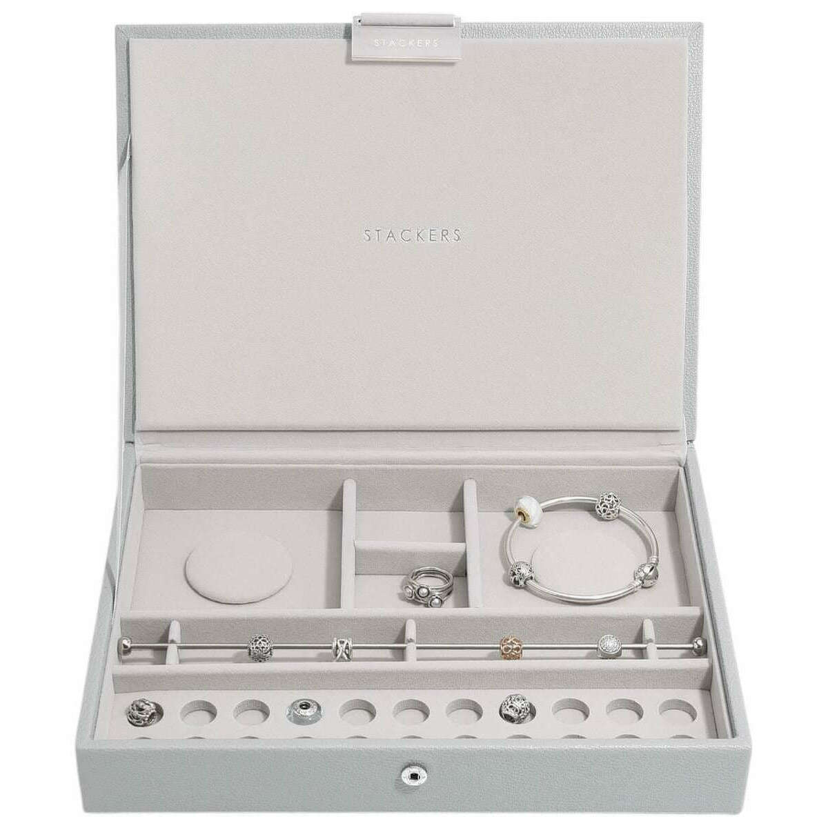 Stackers Classic Bracelet Jewellery Box Lid - Pebble Grey