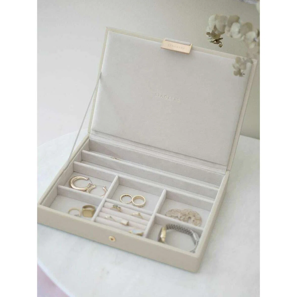 Stackers Classic Jewellery Box Lid - Oatmeal Beige - Image 3