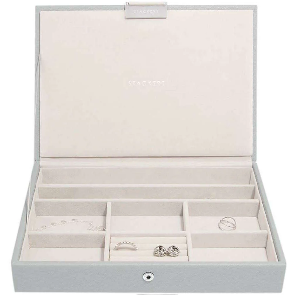 Stackers Classic Jewellery Box Lid - Pebble Grey
