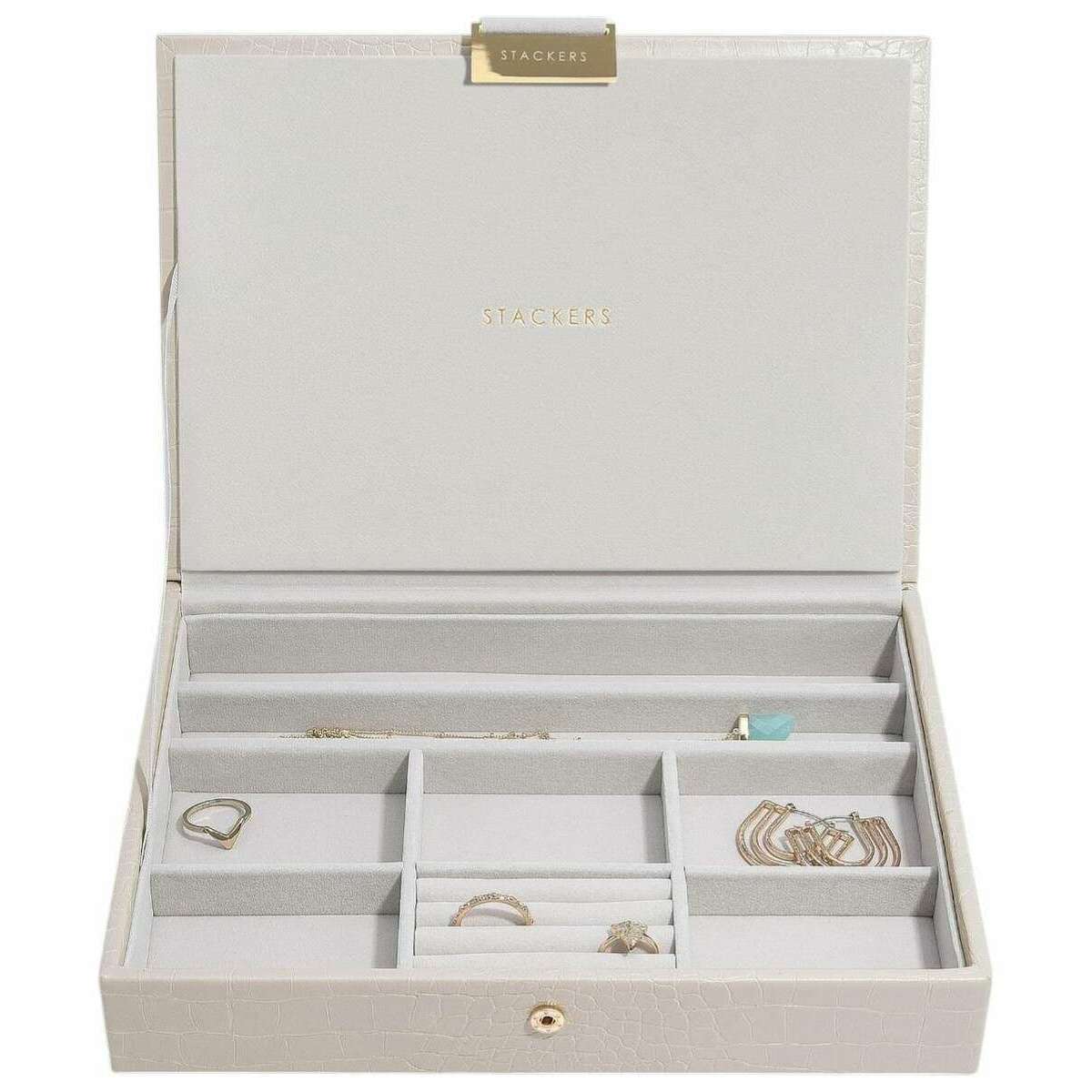 Stackers Classic Jewellery Box Lid - Putty Grey