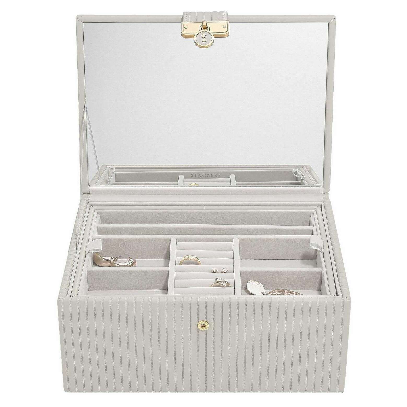 Stackers Classic Jewellery Box - Limestone Grey