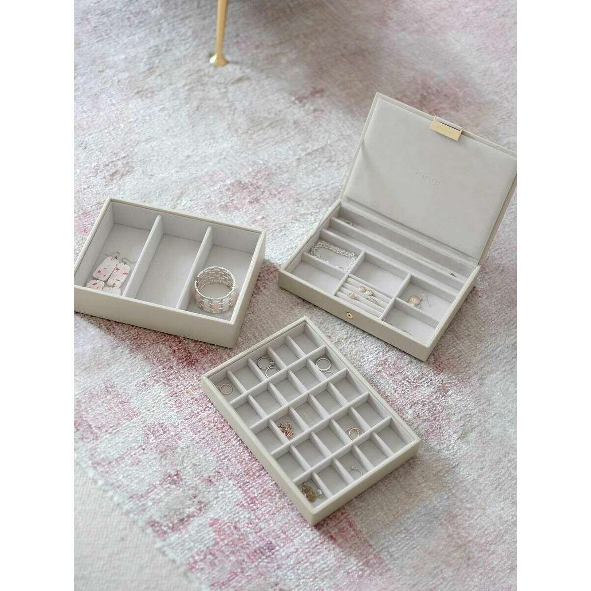Stackers Classic Jewellery Box set of 3 - Oatmeal Cream - Image 6