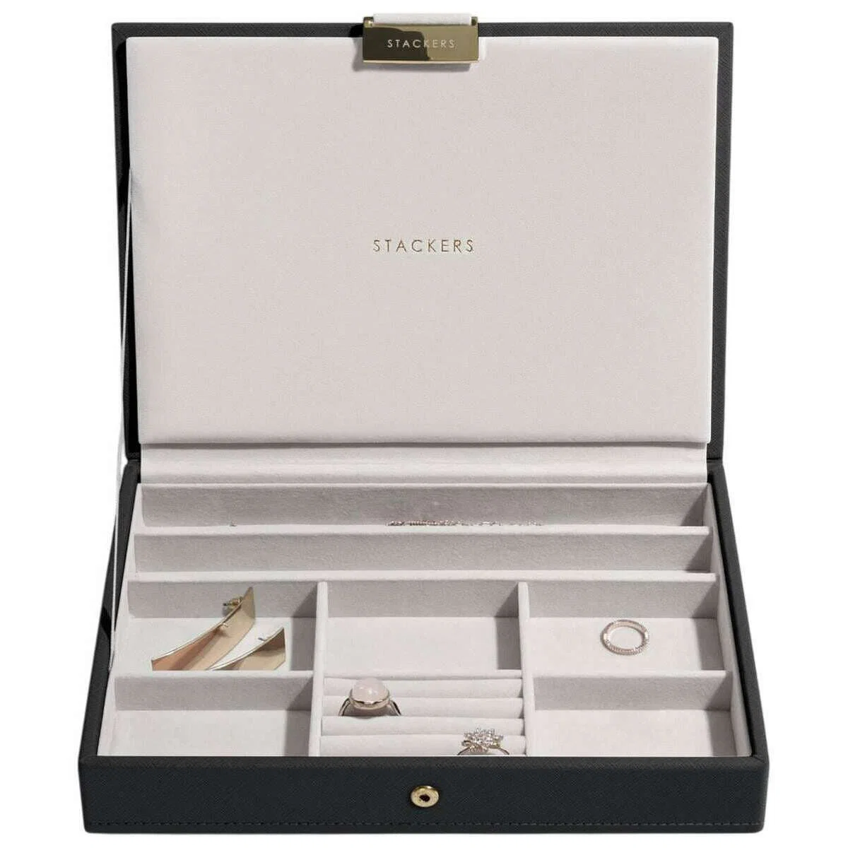 Stackers Classic Jewellery Box set of 4 - Black - Image 3